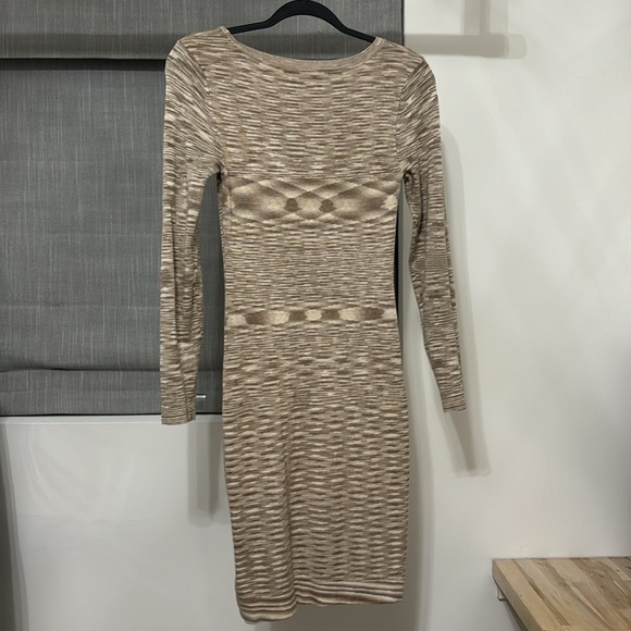 TART long sleeve Sweater Dress brown/ beige. Size XS. Excellent used condition. - Picture 3 of 6